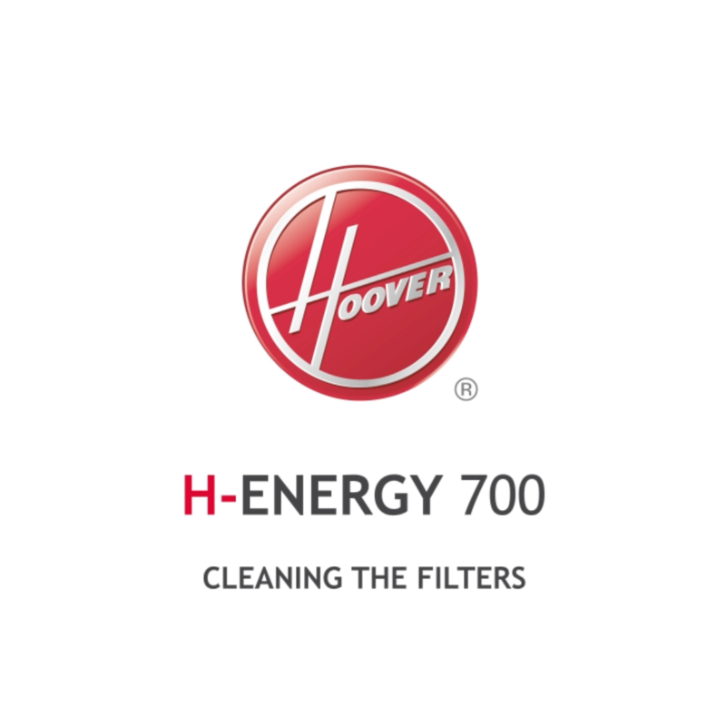 Hoover H-Free 700 Filter schoonmaken