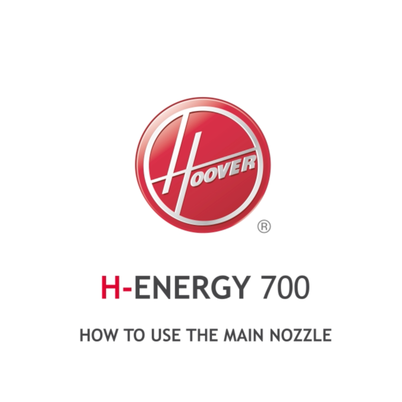 Hoover H-Energy 700 Hoe borstel gebruiken